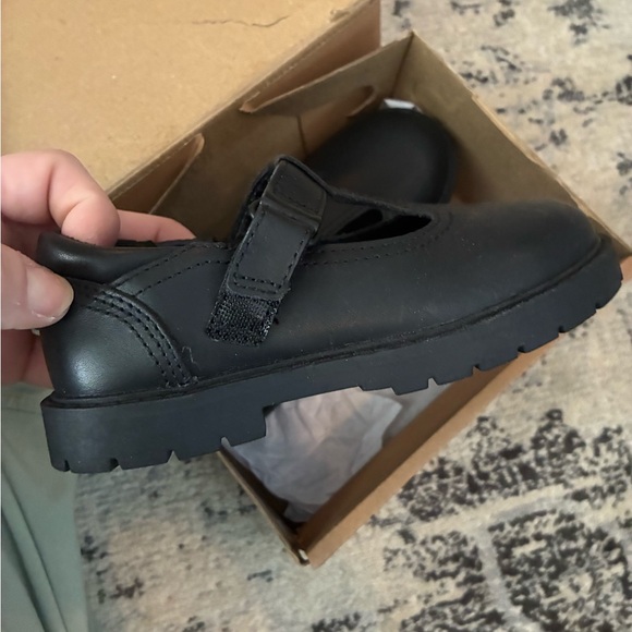 Zara Kids NWT leather black mary jane school shoes 6552/630 - Picture 12 of 13